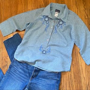 PATAGONIA RHYTHM BEAUTIFUL BUTTON UP SHIRT